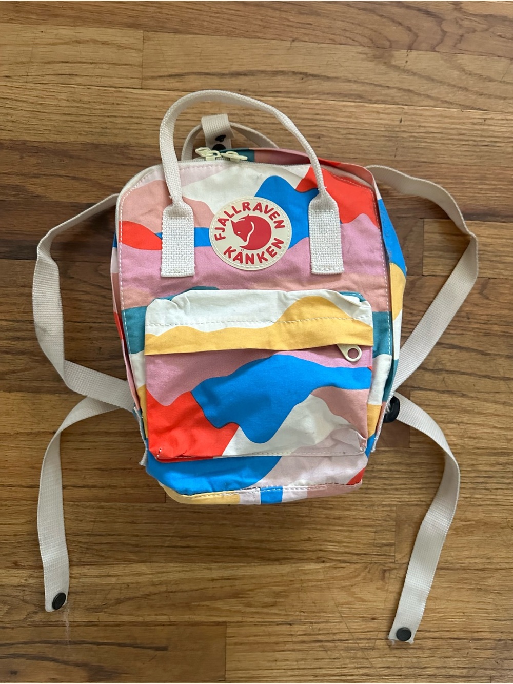 FJALLRAVEN Kanken Art Camp Mini Backpack With Side Pockets